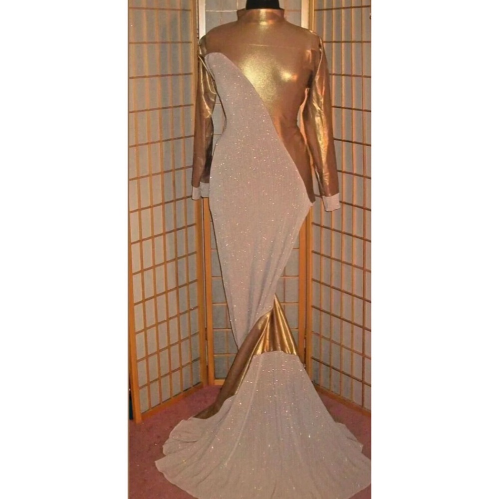 Gold sparkle gown